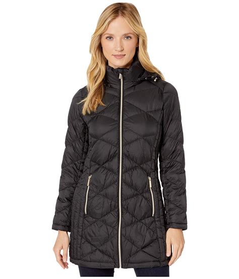 michael kors women's water resistant jacket|michael kors packable puffer.